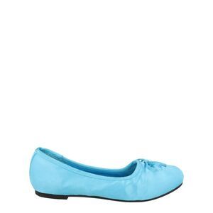 Balenciaga Leopold Worn-Out Satin Ballet Flats Blue Mens
